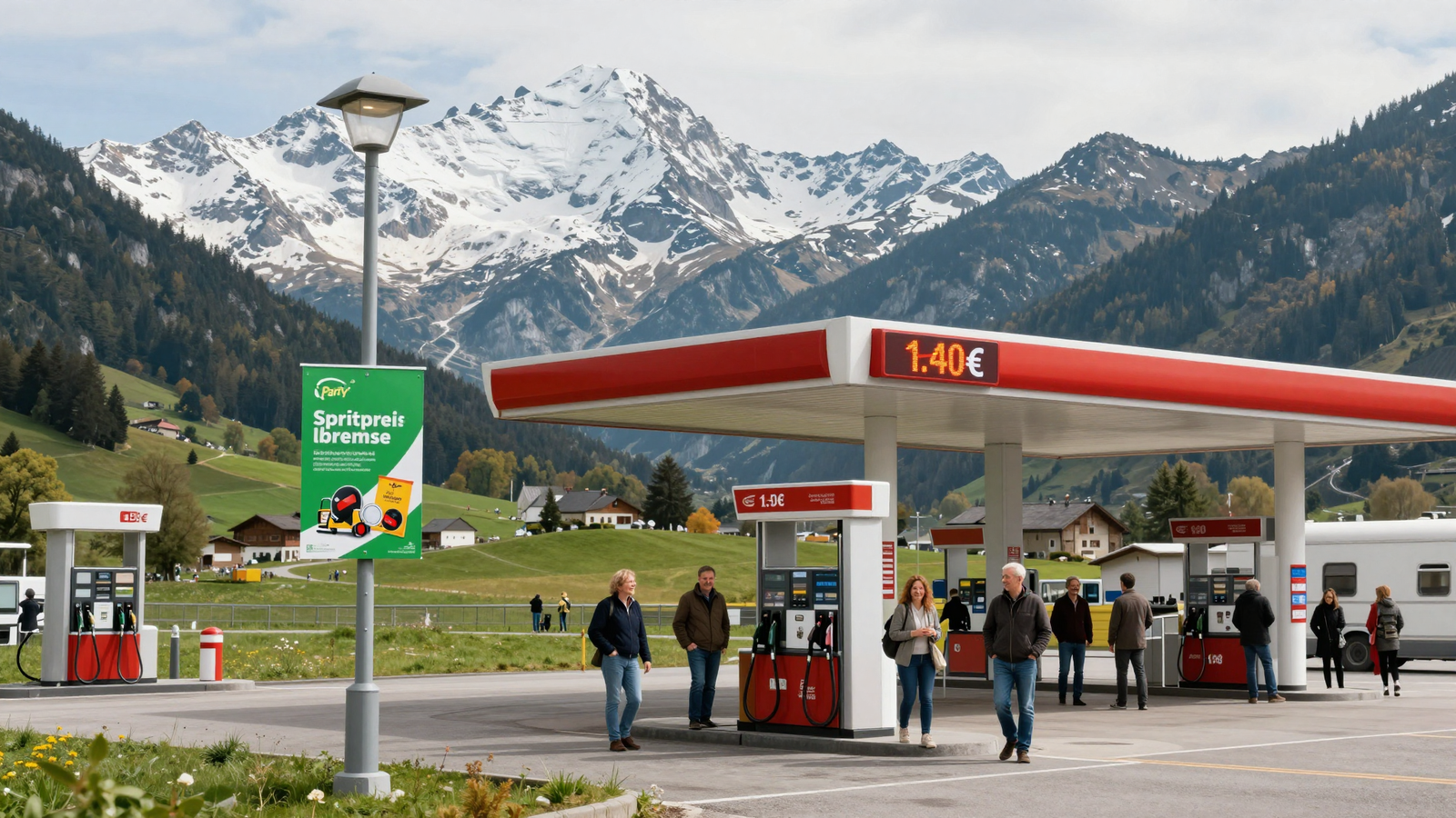 Spritpreisbremse in Österreich 2026: Benzin- und Dieselpreise auf 1,75€ begrenzt